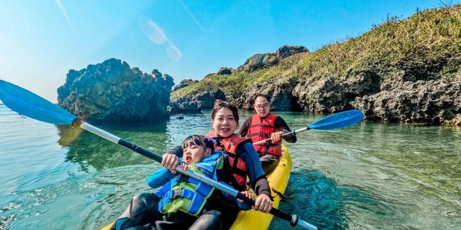 5~12歲者需要和大人共一船